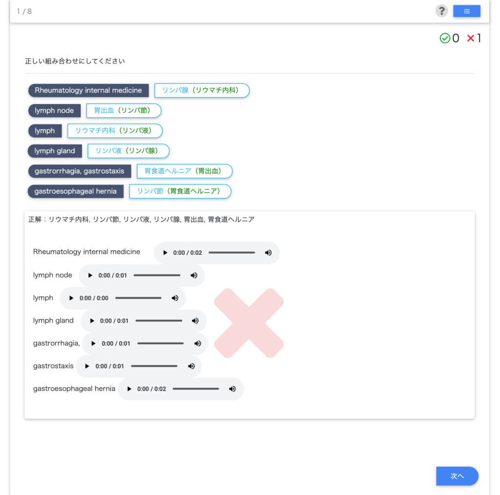 Medi-point-STD(Standard)のサービス画面